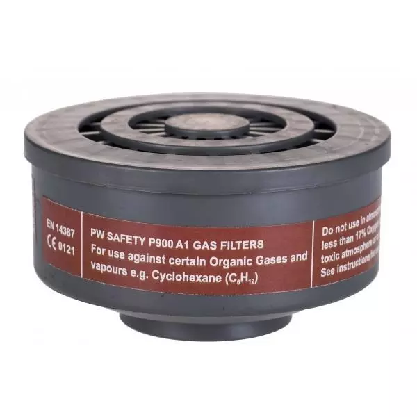 Portwest Gas Filter With Special Thread Grey ABS for Industrial Use, P900GRR