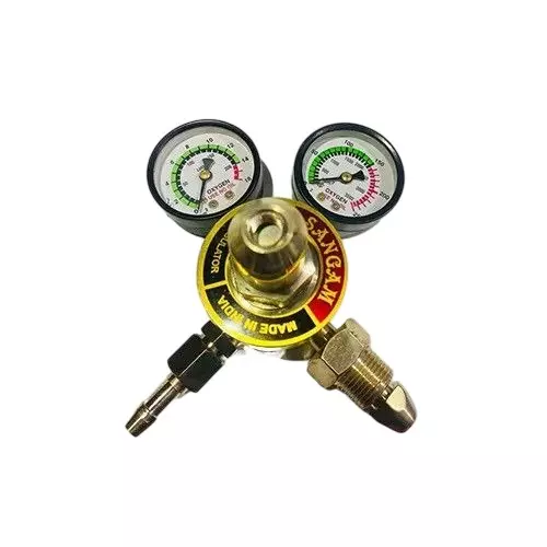SHIV ALASKA Industrial Brass Oxygen Gas Regulator for laser Welding Machine