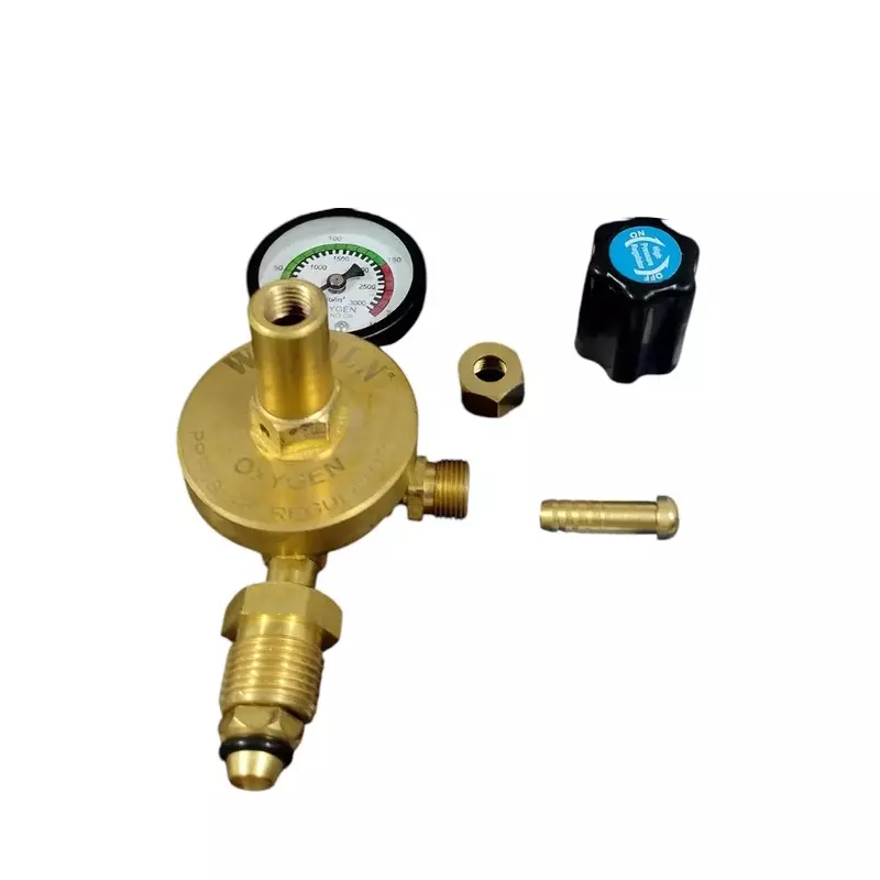 Welden Oxygen Regulator Brass Single Stage