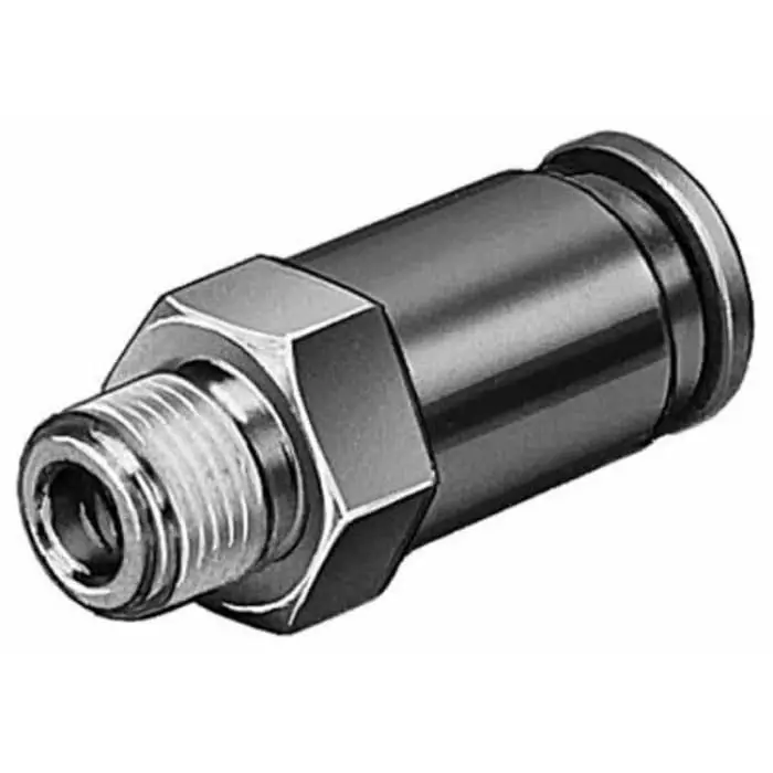 Festo HB Non Return Valve, 6 mm Tube Inlet, R 1/8 Male Outlet, 10 bar, HB-1/8-QS-6