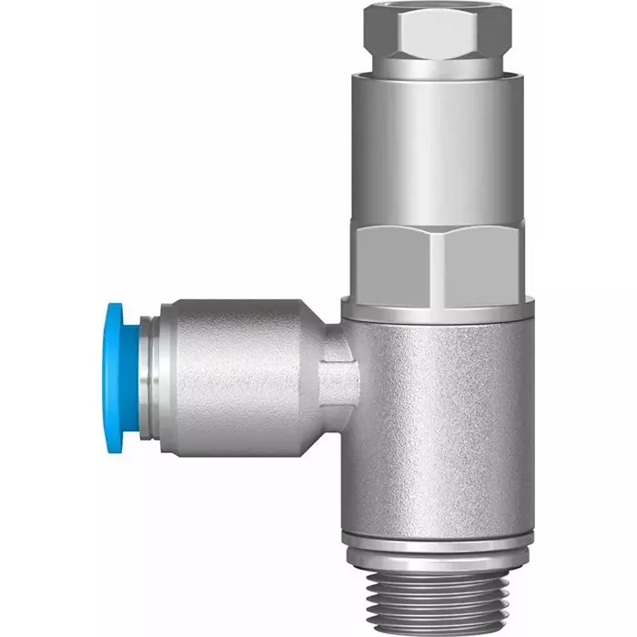 Festo HGL Non Return Valve, 8 mm Tube Inlet, G 1/4 Male Outlet, 0.5 - 10 bar, HGL-1/4-QS-8
