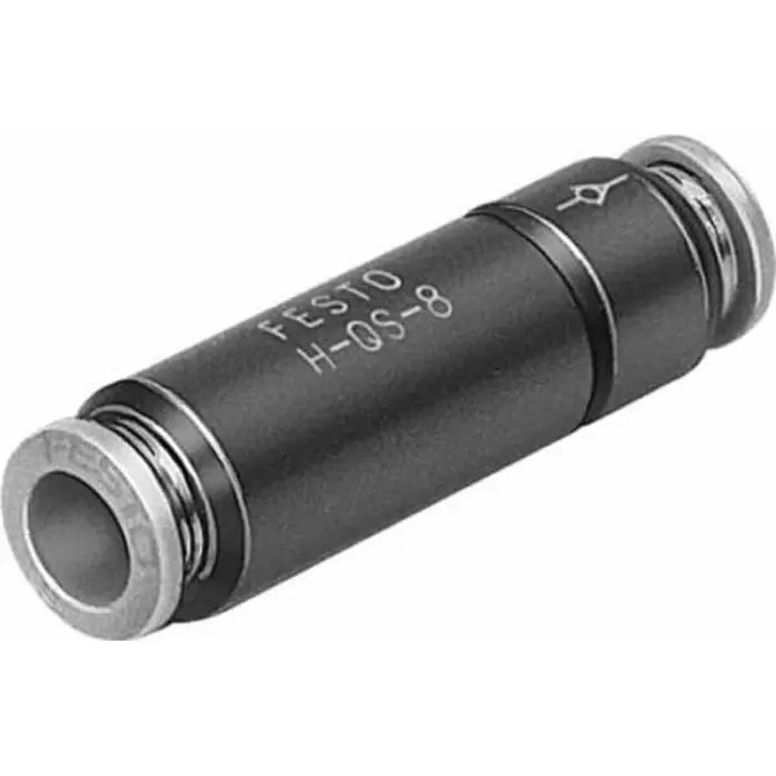 Festo H Non Return Valve, 12 mm Tube Inlet, 12 mm Tube Outlet, -1 - 10 bar, H-QS-12