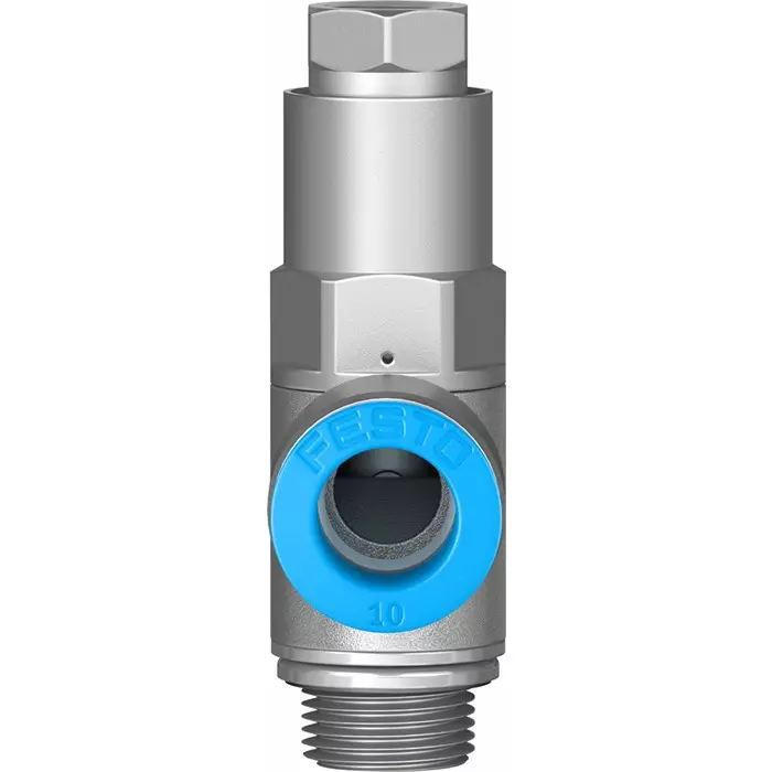 Festo HGL Non Return Valve, 10 mm Tube Inlet, 0.5 - 10 bar, HGL-1/4-QS-10