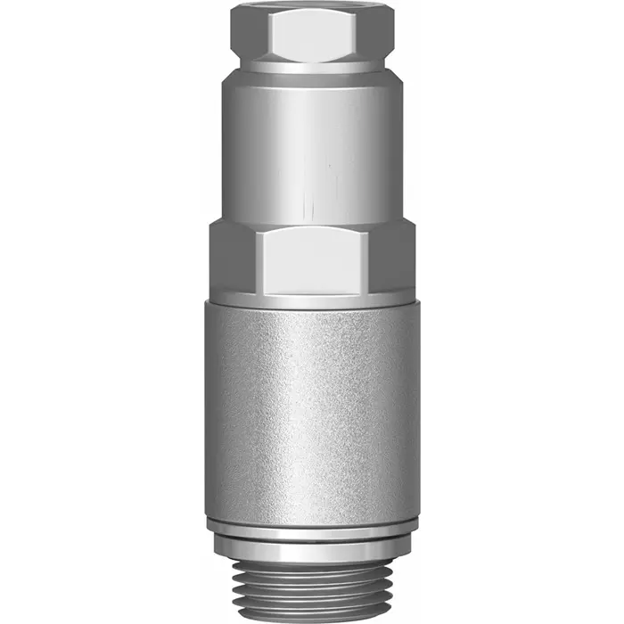 Festo HGL Non Return Valve, 8 mm Tube Inlet, G 3/8 Male Outlet, 10 bar, HGL-3/8-QS-8
