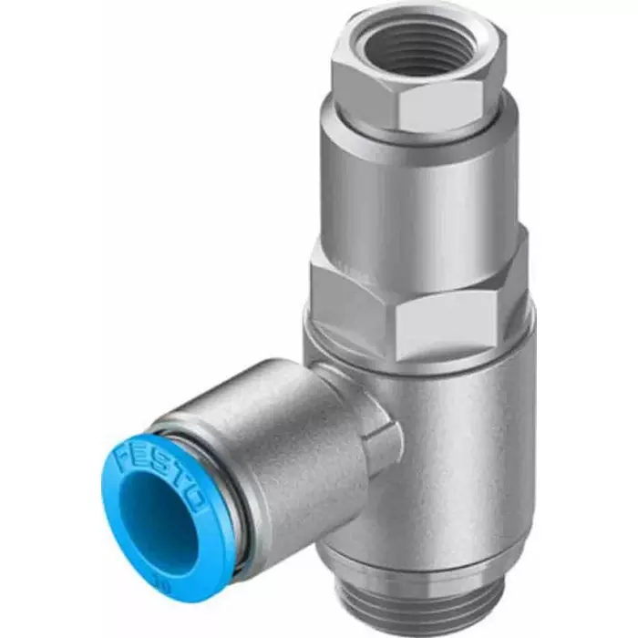 Festo HGL Non Return Valve, 10 mm Tube Inlet, 10 bar, HGL-3/8-QS-10