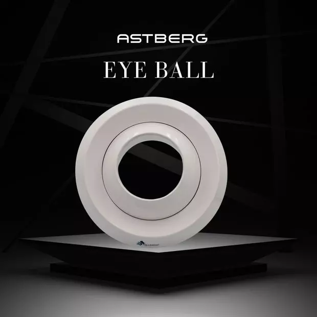 Astberg Eye Ball Nozzle White 100 mm (4 inch), AEB100