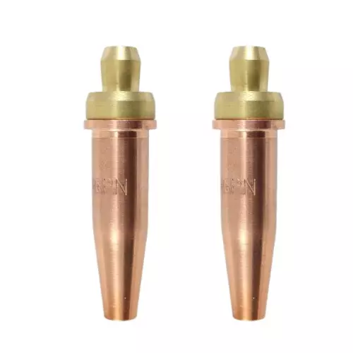 Messer Heavy Duty Cutting Tip Nozzle 1.5 Inch (38 mm) Natural Gas/Propane (2 -GPN) Manual for Industrial Use, 75820012 (Pack of 2 Pcs)