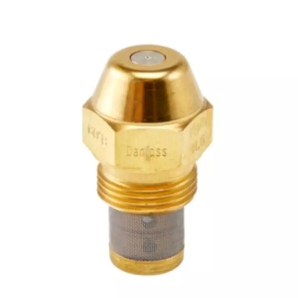Danfoss OD B Oil Burner Nozzle 22 USgal/h Capacity 60° Spray Angle Brass Semi Solid Golden for Light Oil, Heavy Oil and Kerosene, (Pack of 5 Pcs)