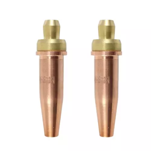 Messer Medium Duty Cutting Tip Nozzle 1/2 Inch (12.7 mm) Natural Gas/Propane(0-3GPN) Manual for Industrial Use, 75883030 (Pack of 2 Pcs)