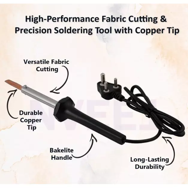 NVEE1 Soldering Iron 60 W Copper Tip Bakelite Handle 220-240 V, STC-306