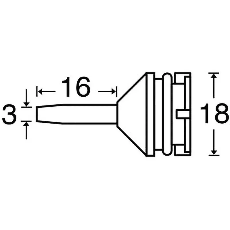 HAKKO Nozzle Suppon Nozzle for 18, 18G, 18-NP
