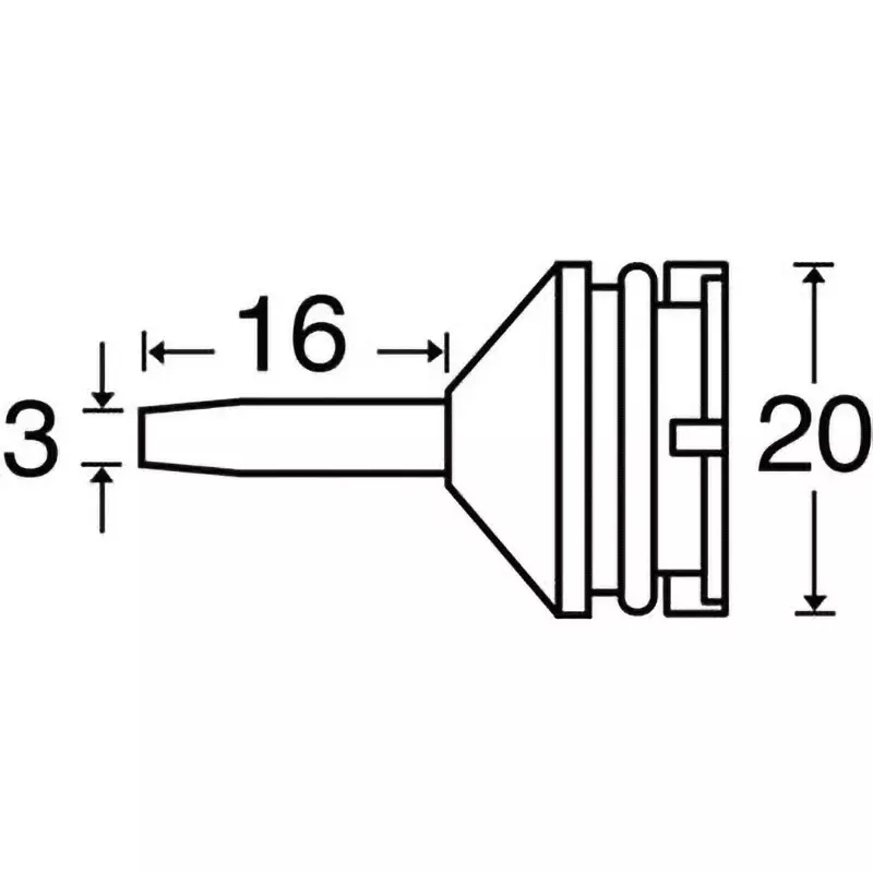 HAKKO Nozzle Suppon Nozzle for 20, 20G, 20-NP