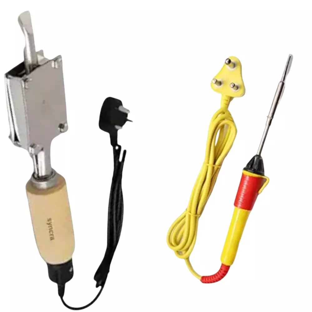 SYNCRA Soldering Iron Combo Heavy Duty 240 W & 75 W Corded Electric Power Source 220-240V AC Voltage, 25W-Combo-Pencil