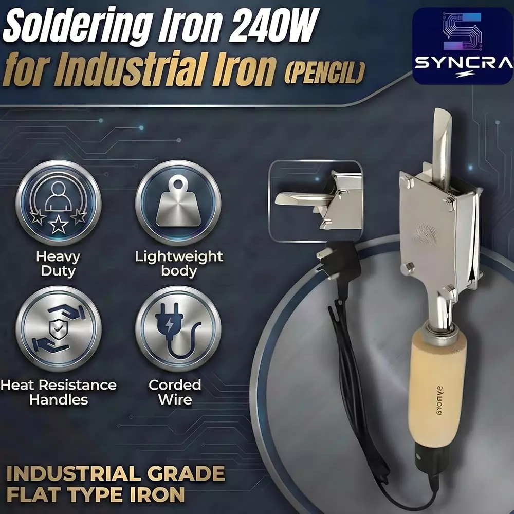 syncra-soldering-iron-heavy-duty-nichrome-heating-material-catalin-handle-material-pencil-head-style-240-w-ss0005a