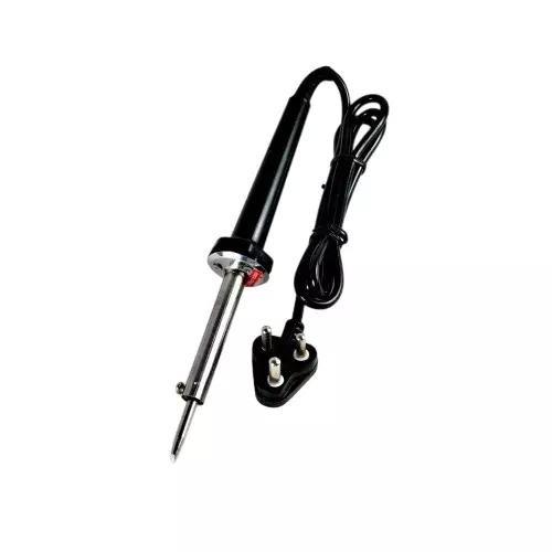 Ego Soldering Iron Black 60 W Acrylic Heat-Resistant Grip for Long and Smooth Working 142 mm Length, SOLDERING IRON 60 W (Pack of 25)