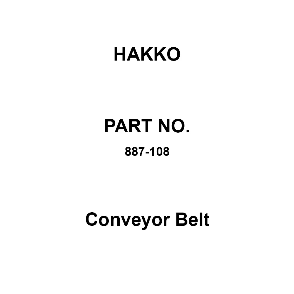 HAKKO Conveyor Belt for Hakko 887B, 887-108
