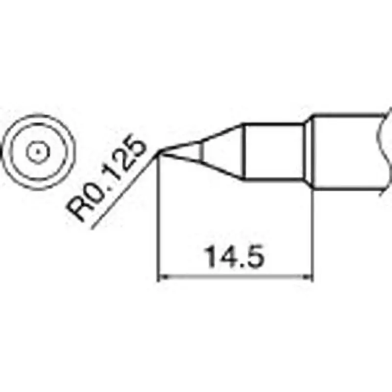 HAKKO Soldering Iron Replacement Tip T18 Series Type B Type for FX8801-01, FX8802-02, FX600-01, FX600-02, T18-S4