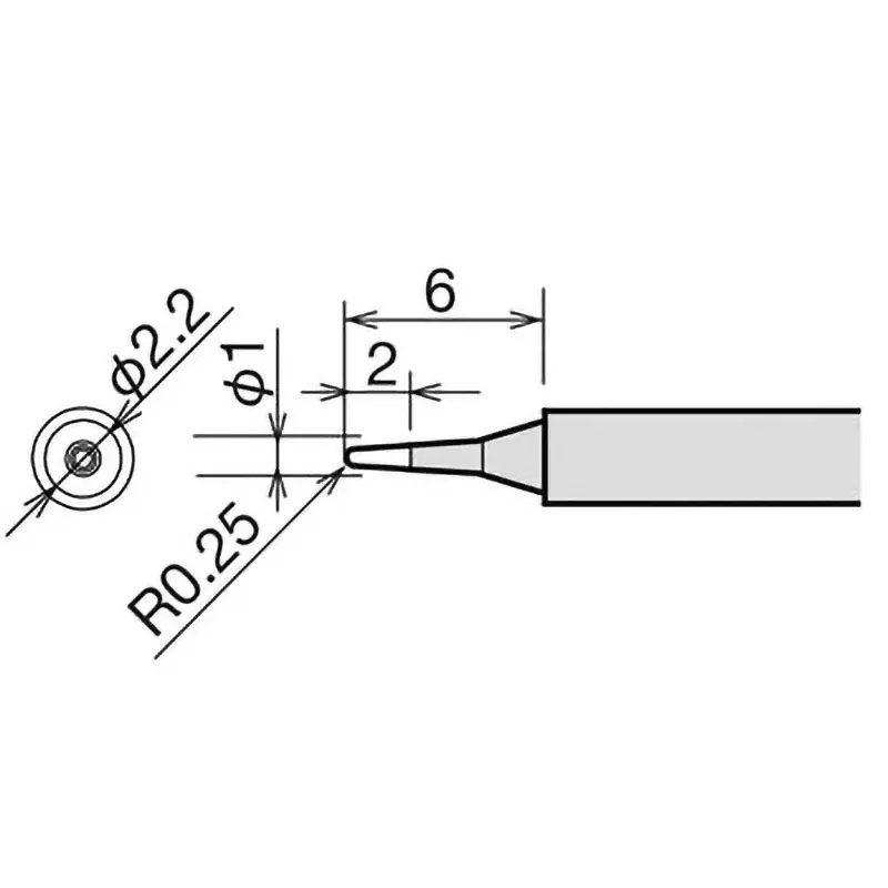 Goot Replacement Tip 1. 5K RX-812AS / 802AS, RX-81HRT-1.5K