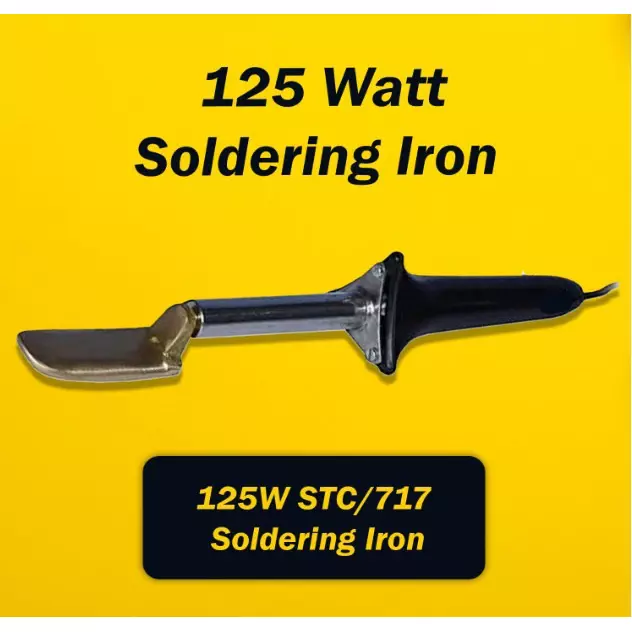 NVEE1 Soldering Iron with Mock Bit 125 W Flat Tip Bakelite Handle 220-240 V, STC/717