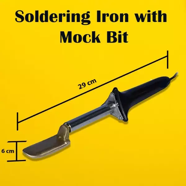 NVEE1 Soldering Iron with Mock Bit 125 W Flat Tip Bakelite Handle 220-240 V, STC/717
