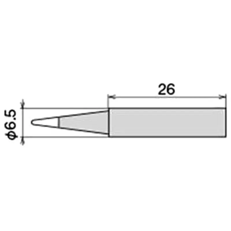 Goot Soldering Iron Replacement Tip (Px-60Rt Series), PX-60RT-0.8D