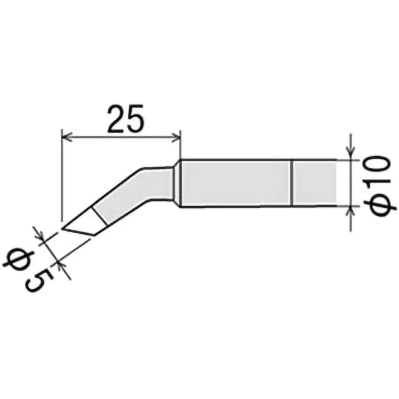 Goot Replacement Tip (PX-40RT Series) 5CJ Type Φ5 mm Size, PX-40RT-5CJ
