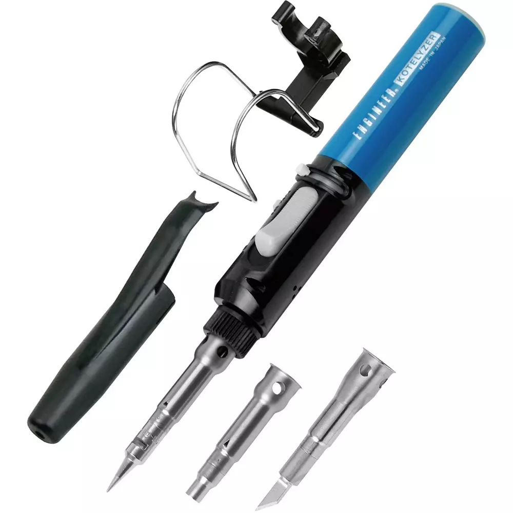 Engineer Soldering Iron Body (trowel tip: SK-61), hot blow (SK-66), protective cap, multi-holder, hot knife (SK-, SKB-60