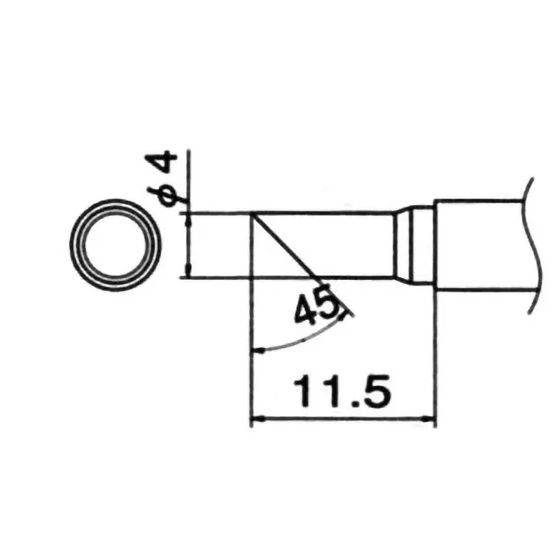 hakko-tip-t12-lead-free-solder-bcc-type-for-fm-203-fm-204-fm-205-fm-206-fx-950-fx-951-fx-952-fm-202-t12-cf4