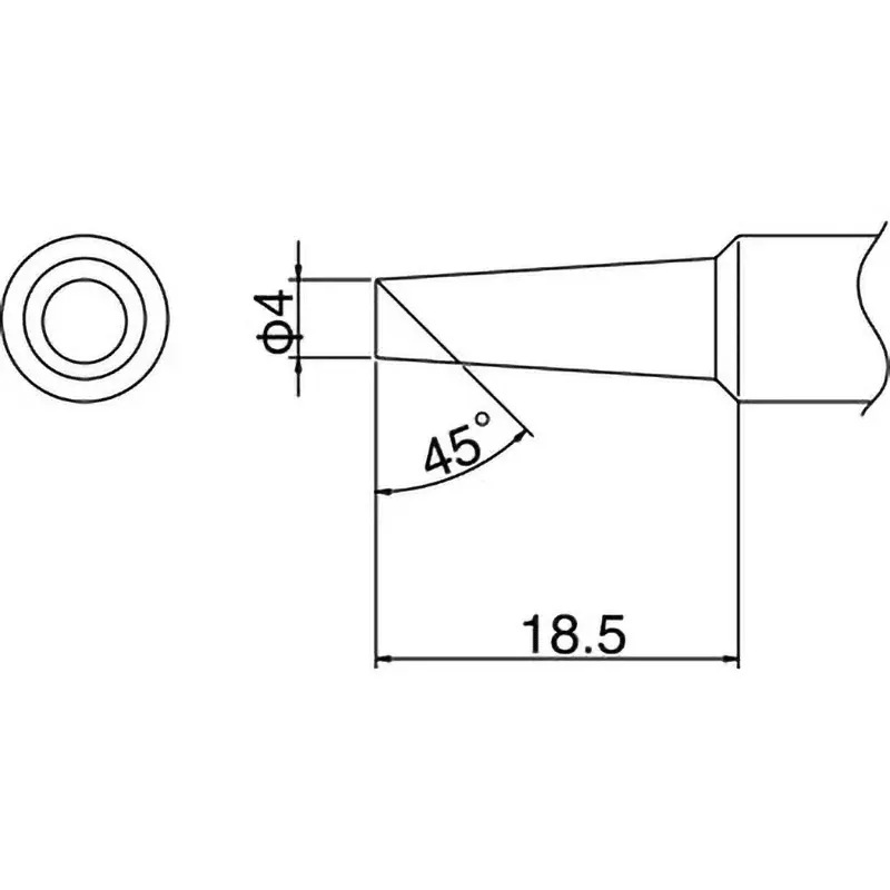 hakko-replacement-tip-t19-series-65c-type-for-fx601-01-fx601-03-fx-8805-t19-c65