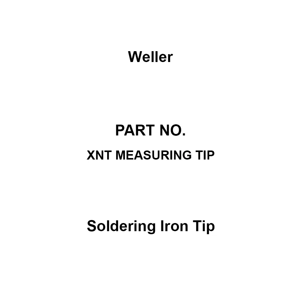 Weller Soldering Iron Tip [Curling Iron] WTP90 Suitable For for temperature measurement Type, XNT MEASURING TIP