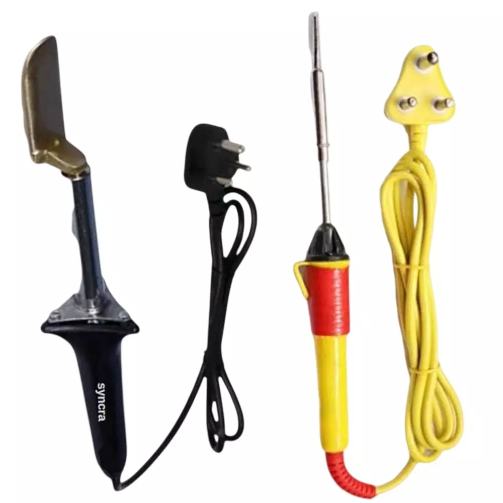 SYNCRA 75 W Soldering Iron with Soldring Iron Mock Bit Combo Corded Electric Power Source Voltage, 25W-Combo-Mock