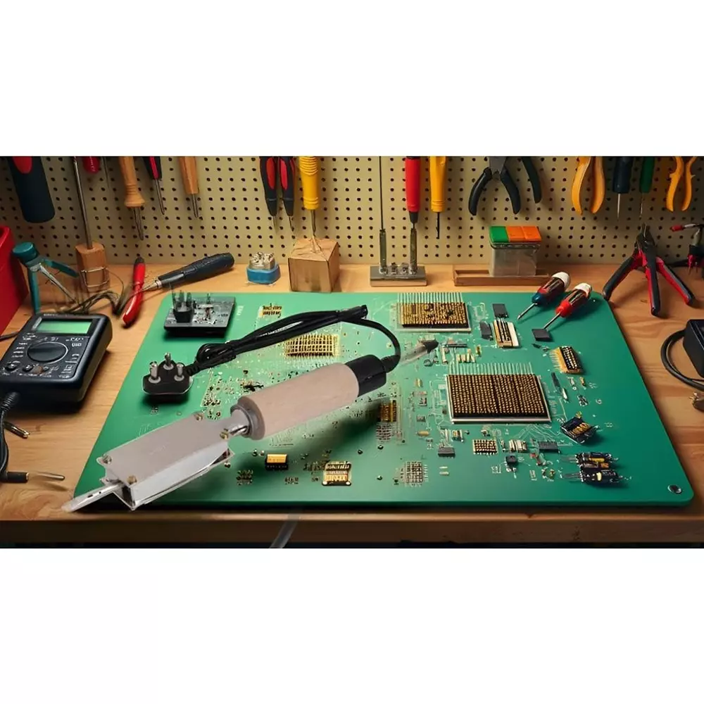 NVEE1 Soldering Iron with Mock Bit 240 W Flat Tip Bakelite Handle 220-240 V, STC-1260