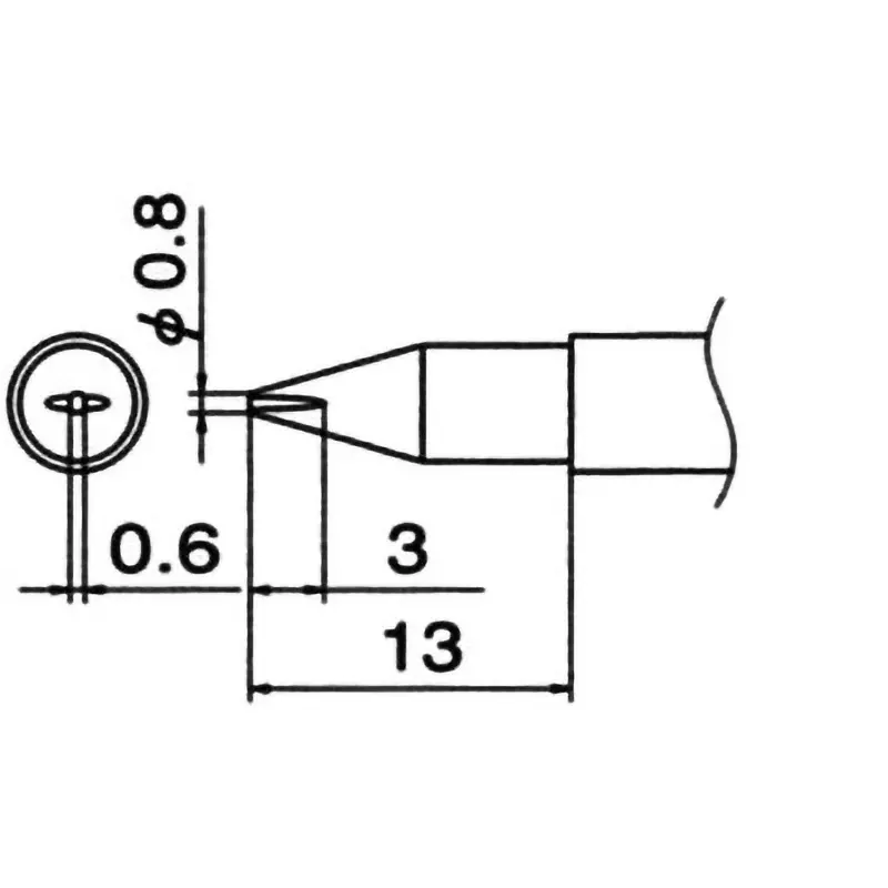 hakko-tip-t12-lead-free-solder-d-type-for-fm-203-fm-204-fm-205-fm-206-fx-950-fx-951-fx-952-fm-202-t12-dl08