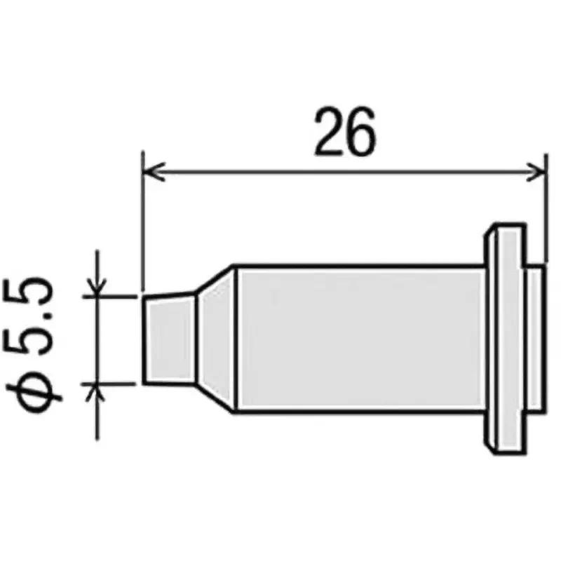 Goot Replacement Tip for GP501 Hot air Φ5.5 mm Size, GP-501HT
