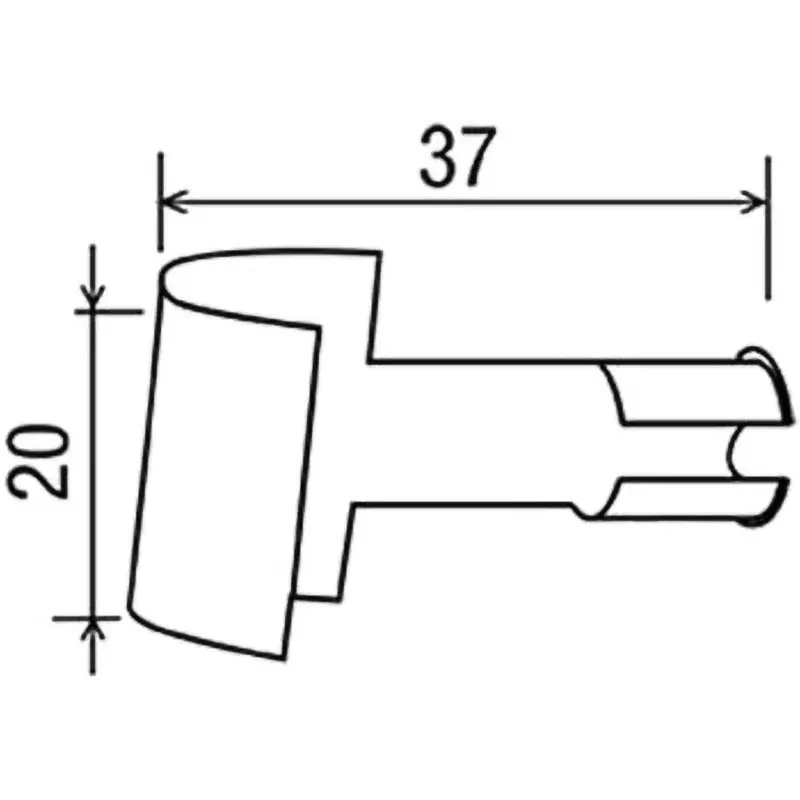 Goot Replacement Tip for GP510 20 mm Size, GP-510ST