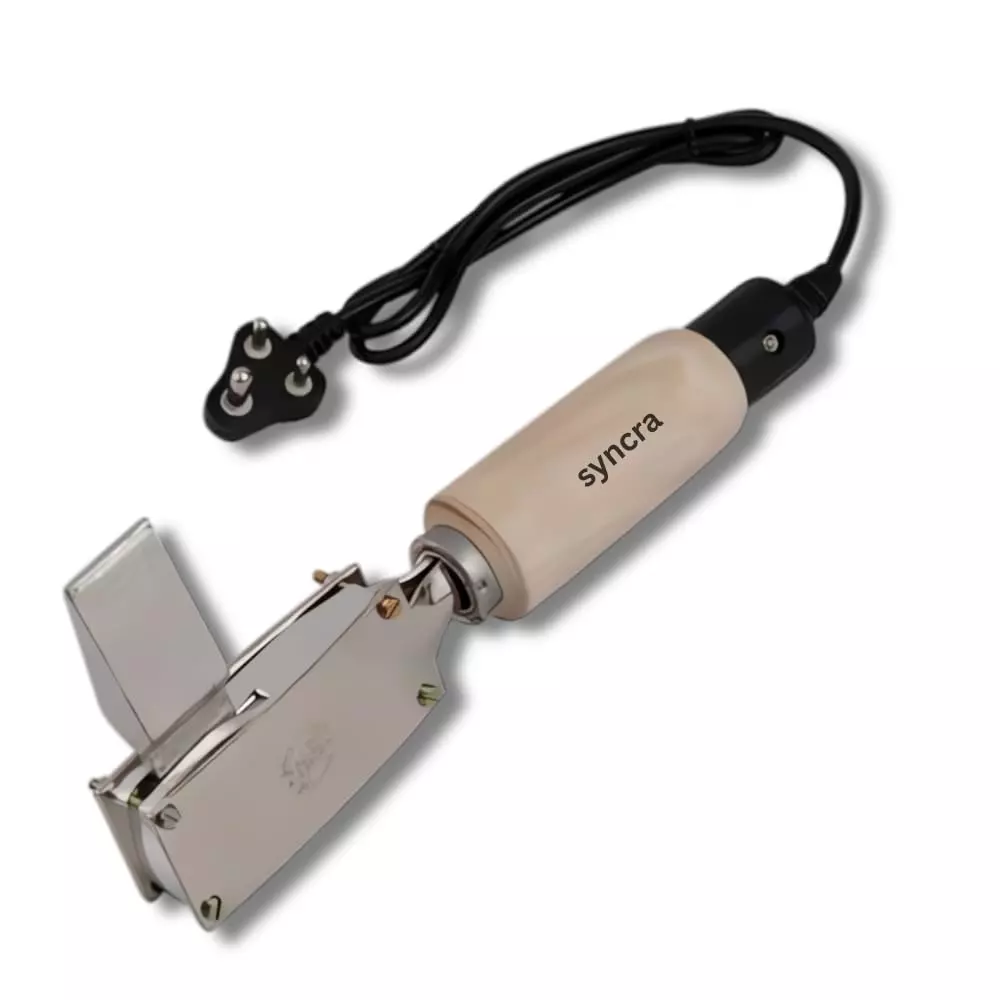 SYNCRA Soldering Iron 240 W Heavy Duty Nichrome Heating Element Catalin Handle Material Chisel Head Style, SS0005B