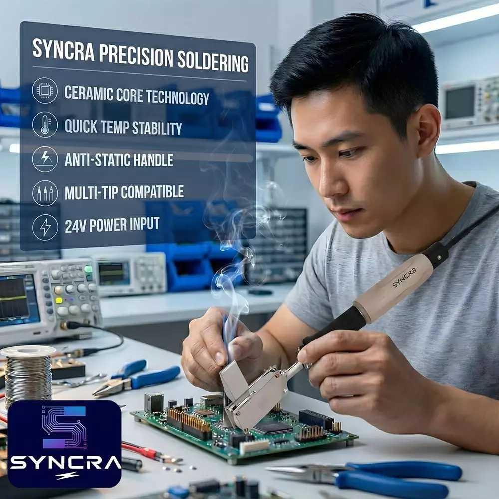 syncra-soldering-iron-heavy-duty-nichrome-heating-material-catalin-handle-material-chisel-head-style-240-w-ss0005b