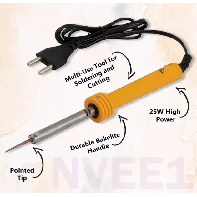 NVEE1 Soldering Iron 25 W Pointed Tip Bakelite Handle 220-240 V, 25 ST -(TC)