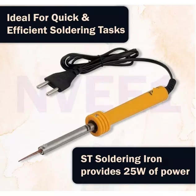 NVEE1 Soldering Iron 25 W Pointed Tip Bakelite Handle 220-240 V, 25 ST -(TC)