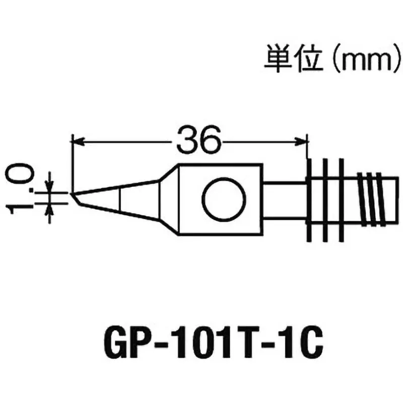 goot-replacement-tip-1c-gp-for-gp-101s-gp-101t-1c