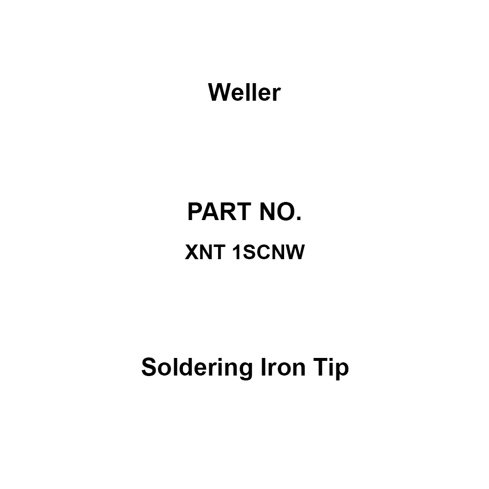 Weller Soldering Iron Tip [Curling Iron] WTP90 Suitable For Chisel type Type, XNT 1SCNW