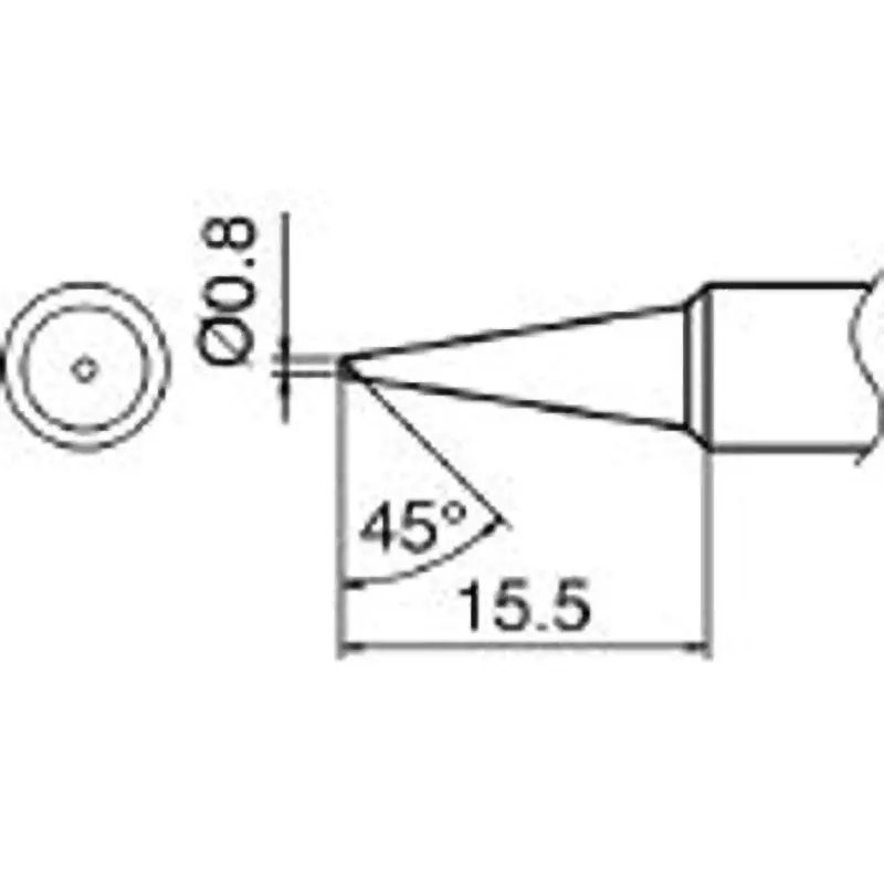 HAKKO Tip 0.8C Type for FX888, T18C08