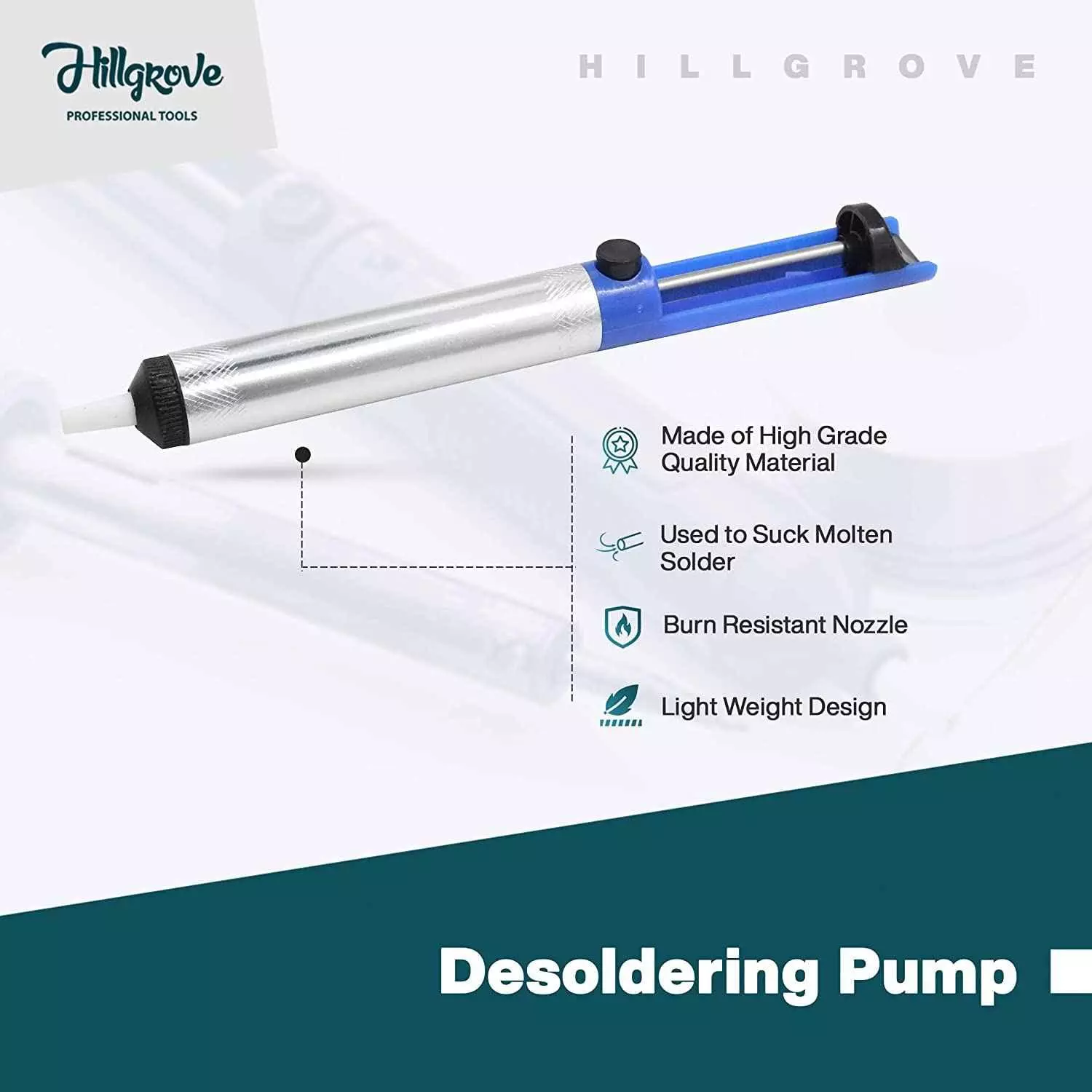 Hillgrove 25 W Flat Tip Mobile Soldering Iron Equipment Tool Kit & Digital Multimeter Combo, HGCM423M1