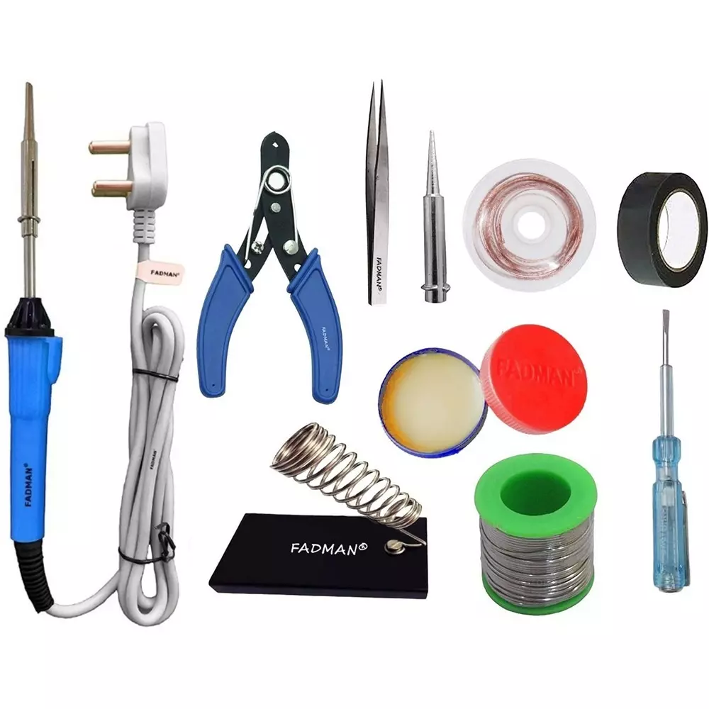 Fadman Advance 1st 10 In 1 Soldering Iron Kit Copper, Iron & Nickle Corded 25 W