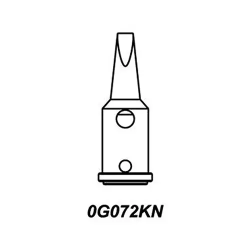 ERSA CHISEL TIP, FOR 75 SERIES, 2.4MM, 0G072KN