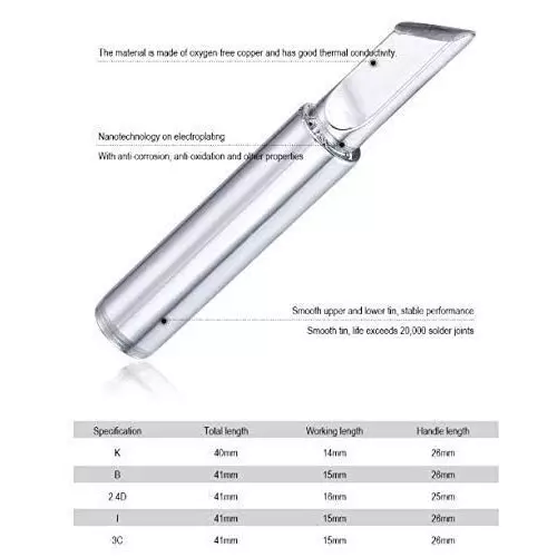 VMTRONIX Temperature Adjustable Soldering Iron Kit 60 W Iron Plated Tip for Precision Electric Work (Kit of 13 Pcs)