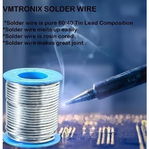 VMTRONIX Soldering Machine Kit with Multimeter 60 W for Precision Electric Work (Kit of 8 Pcs)