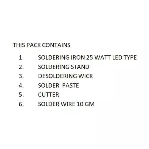 Vtronix Round Soldering Kit, VtX-25 W-SIK0415 (Pack of 6)