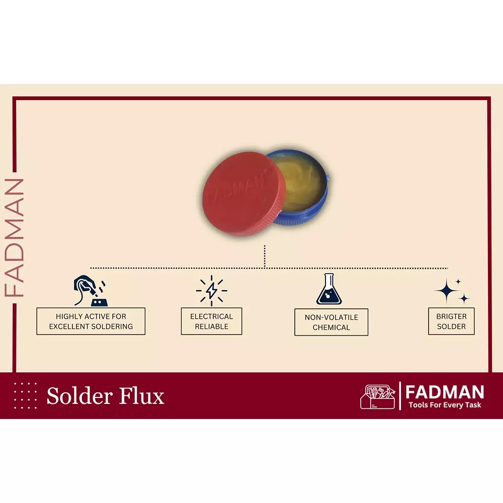 Fadman 15 In 1 Electronic Solution Advanced Flat 20 mm Tip Copper & Iron 25 W Blue & White