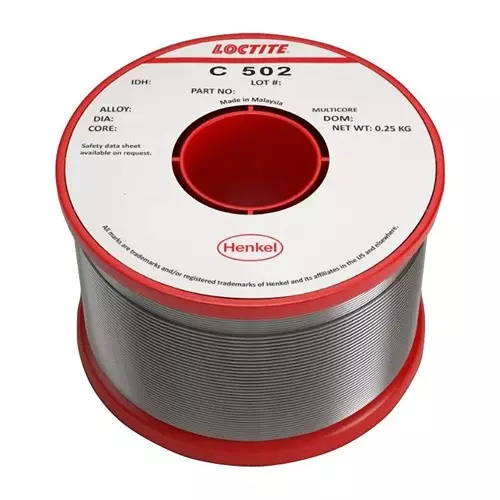 MULTICORE / LOCTITE Solder Wire, Lead Free, 0.5Mm, 250G, C 502 96SC 5C 0.5MM G 250G